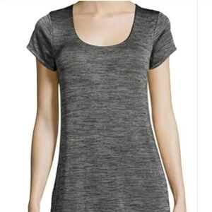 Vince Heathered Spacedye Short Sleeve Tee Size Small
